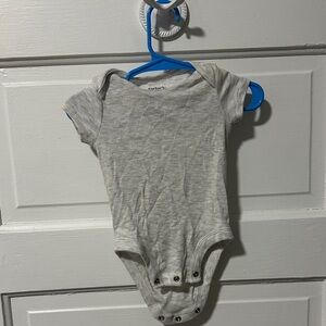 Carter's Light Gray Baby Bodysuit